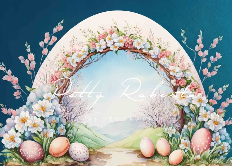 Kate Flower-Filled Easter Backdrop Designed by Patty Robertss