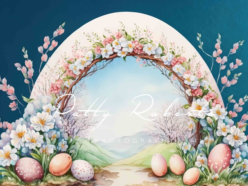 Kate Flower-Filled Easter Backdrop Designed by Patty Robertss