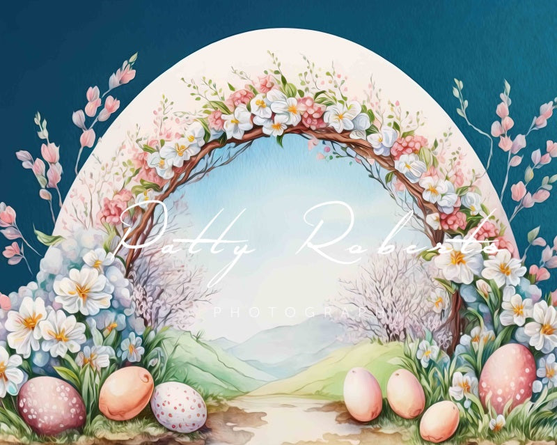 Kate Flower-Filled Easter Backdrop Designed by Patty Robertss