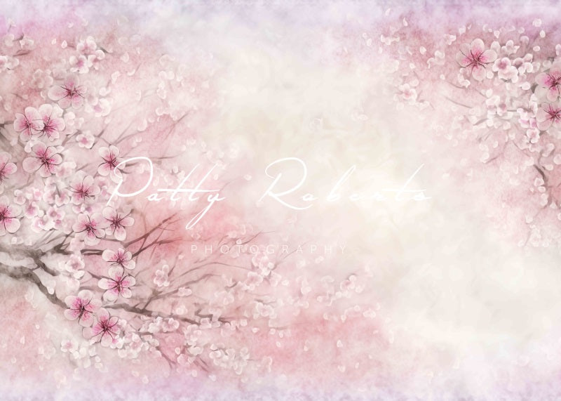 Kate Spring's Renewal Backdrop Light Pink Flowers Designed by Patty Robertss