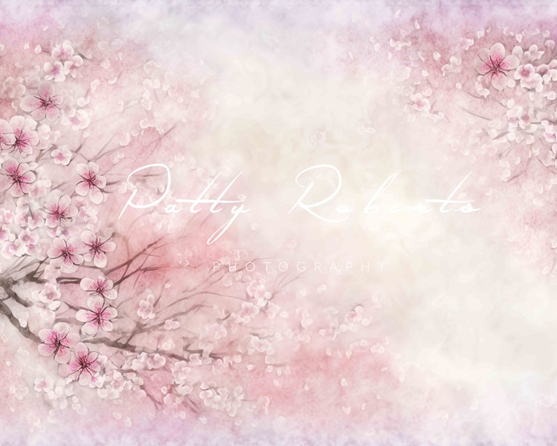 Kate Spring's Renewal Backdrop Light Pink Flowers Designed by Patty Robertss