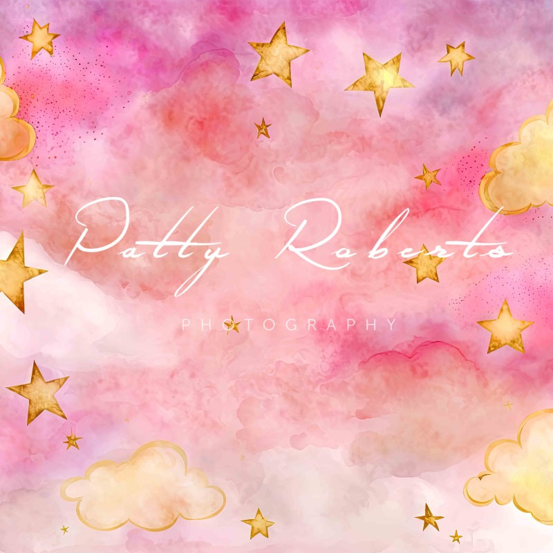 Kate Starry Night in Pink Backdrop Designed by Patty Robertss