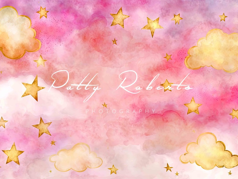 Kate Starry Night in Pink Backdrop Designed by Patty Robertss