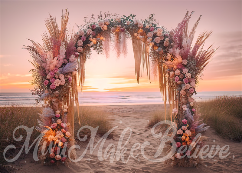 Kate Sunset Arch Backdrop Cake Smash Birthday Designed by Mini MakeBelieve