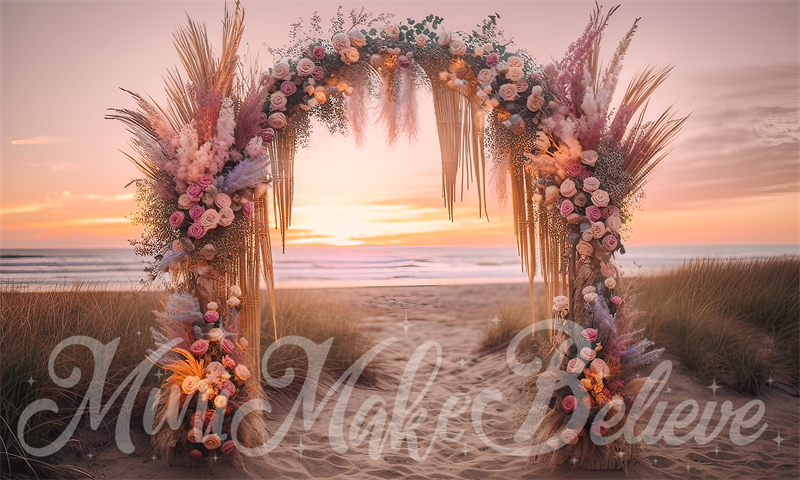 Kate Sunset Arch Backdrop Cake Smash Birthday Designed by Mini MakeBelieve