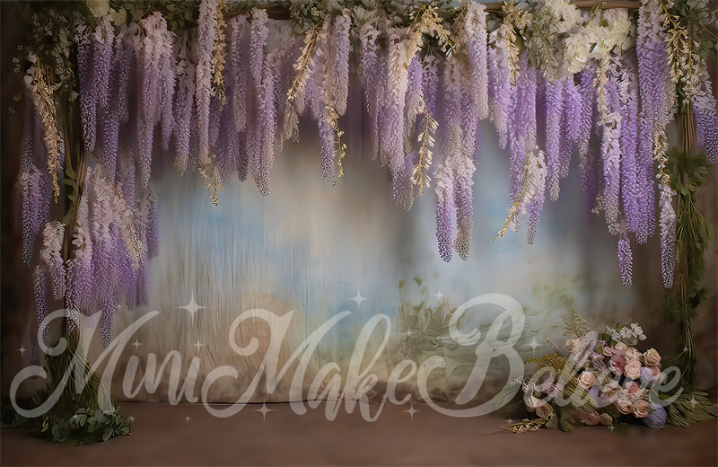 Kate Wisteria Floral Old Masters Backdrop Designed by Mini MakeBelieve