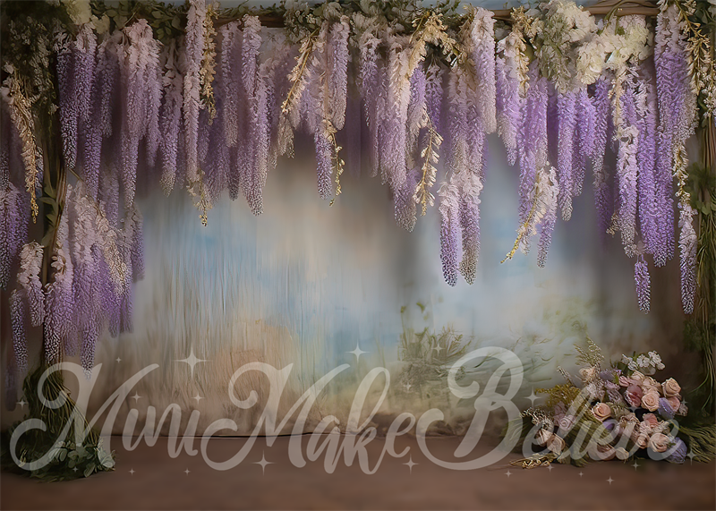 Kate Wisteria Floral Old Masters Backdrop Designed by Mini MakeBelieve