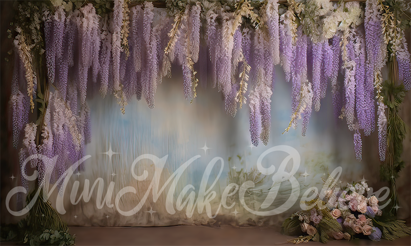 Kate Wisteria Floral Old Masters Backdrop Designed by Mini MakeBelieve