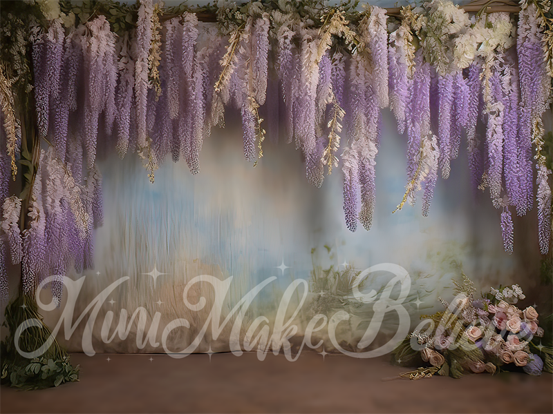 Kate Wisteria Floral Old Masters Backdrop Designed by Mini MakeBelieve