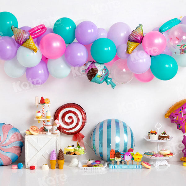 Kate Balloons Candy Ice Cream Backdrop Designed by Emetselch