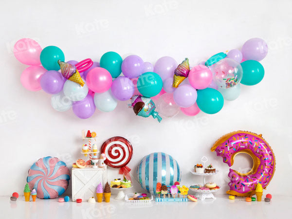 Kate Balloons Candy Ice Cream Backdrop Designed by Emetselch