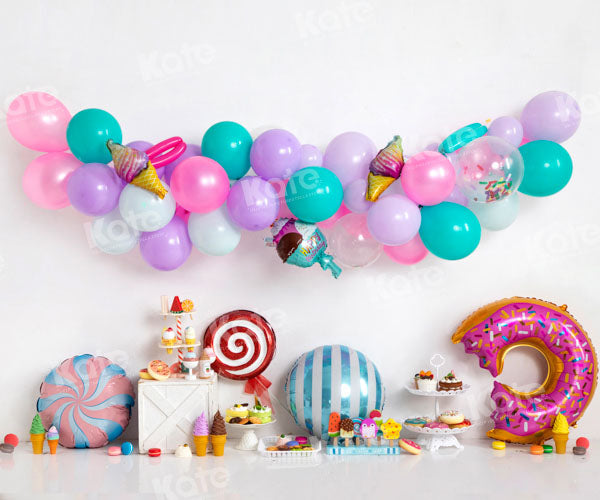 Kate Balloons Candy Ice Cream Backdrop Designed by Emetselch