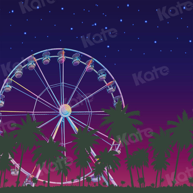 Kate Ferris Wheel Backdrop Summer Night Designed By JS Photography - Kate Backdrop AU