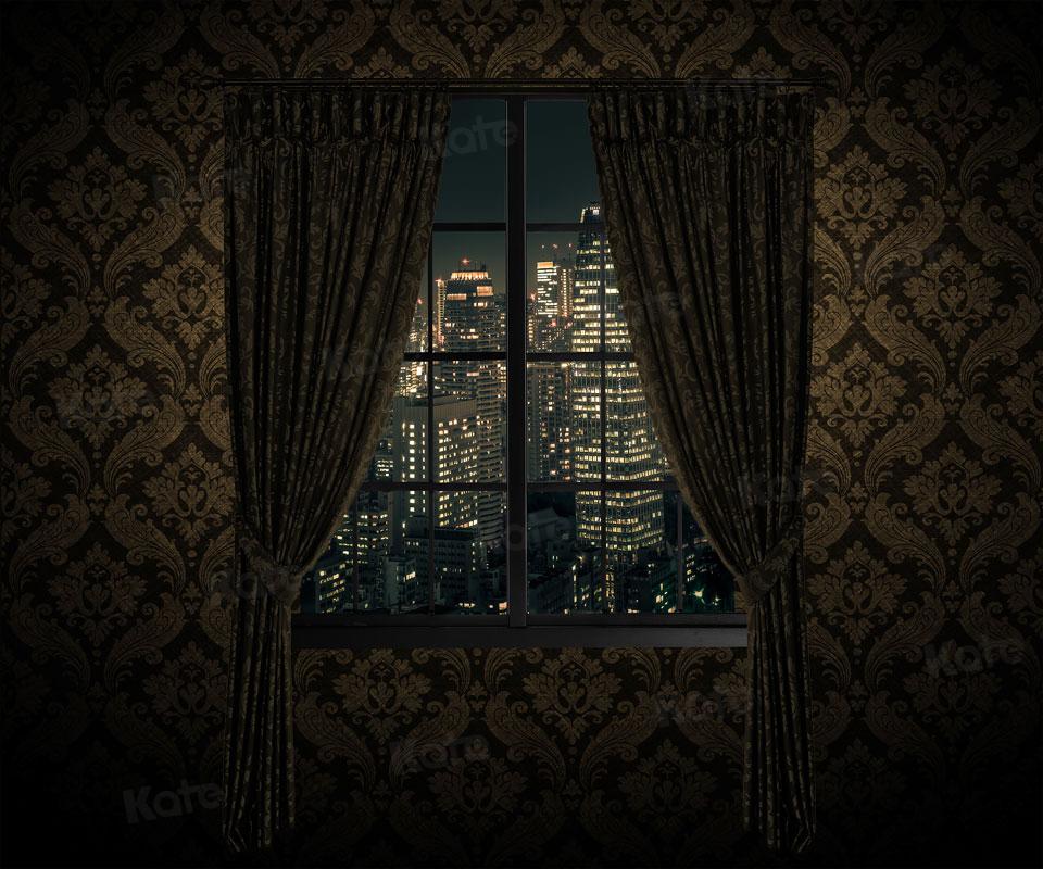 Kate Window Vintage City Sence Backdrop Designed by JS Photography - Kate Backdrop AU