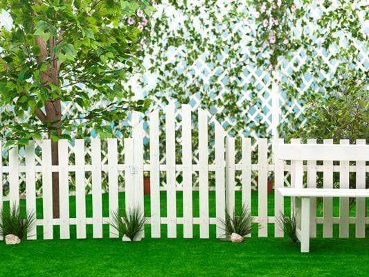 Katebackdrop¡êoKate White With Green Spring Patio Wedding  Gorgeous Photography