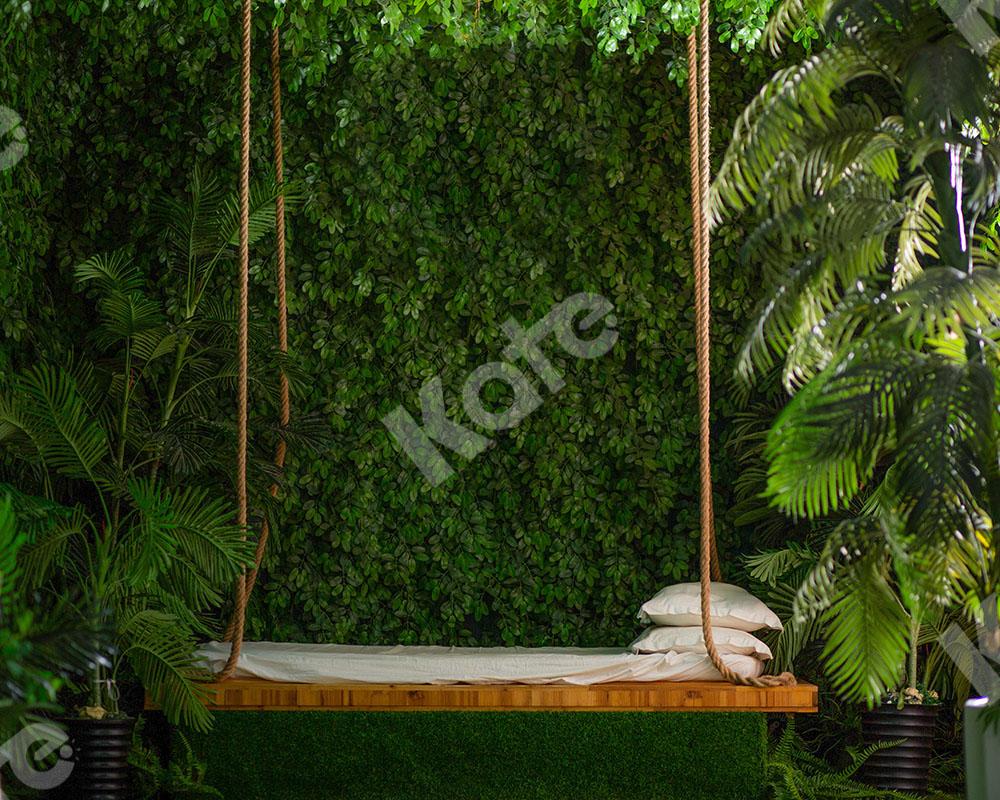 Kate Summer Backdrop Greenery Hammock Designed by Emetselch - Kate Backdrop AU