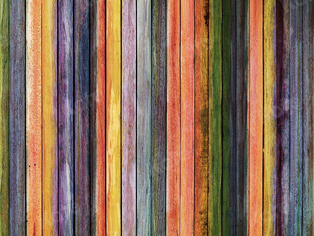 Kate Colorful Wood Backdrop Designed by Kate Image - Kate Backdrop AU