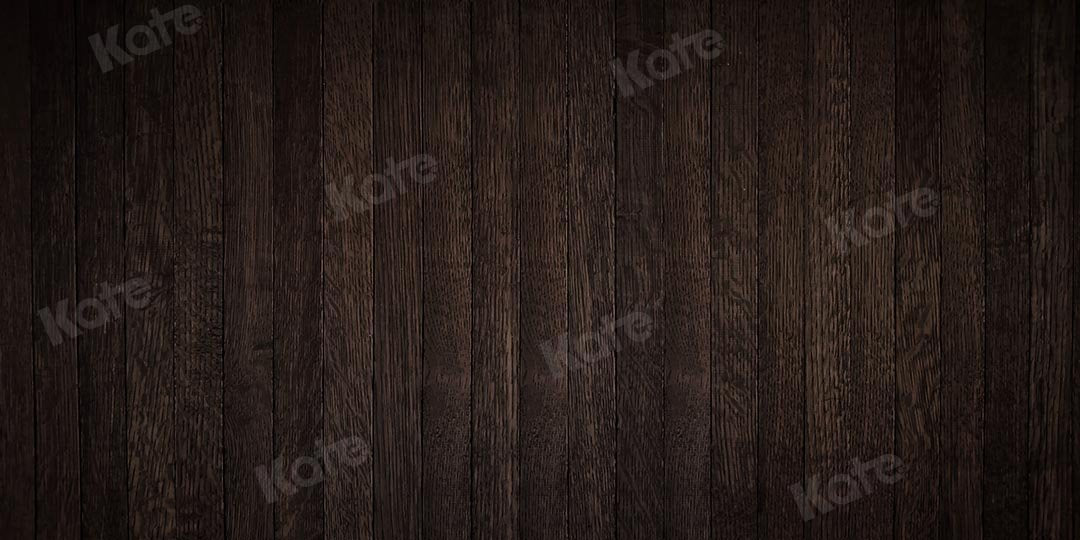 Kate Sepia Wood Brown Black Wooden Backdrop Designed by Kate Image - Kate Backdrop AU