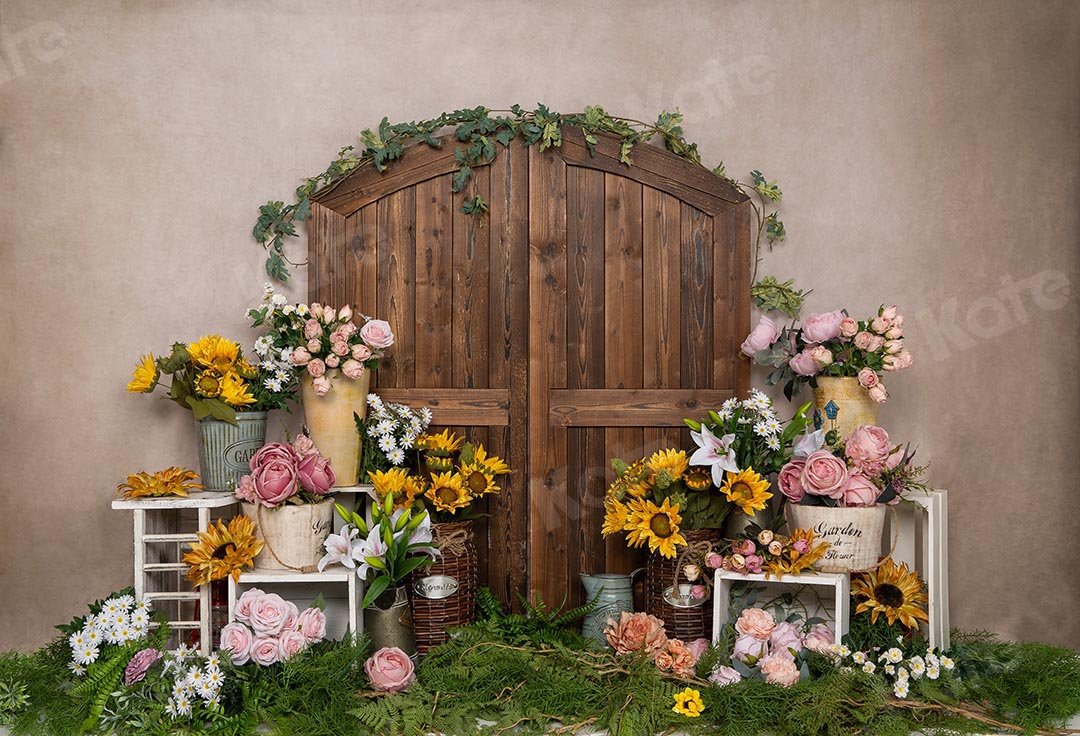 Kate Spring/mother's Day Flower Shop Cake Smash Backdrop Designed by Emetselch - Kate Backdrop AU