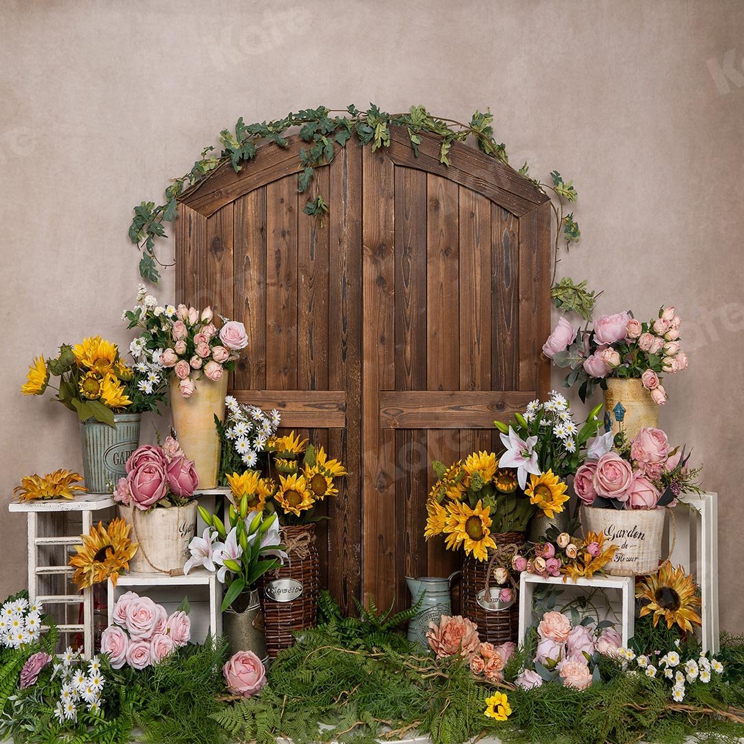 Kate Spring/mother's Day Flower Shop Cake Smash Backdrop Designed by Emetselch - Kate Backdrop AU