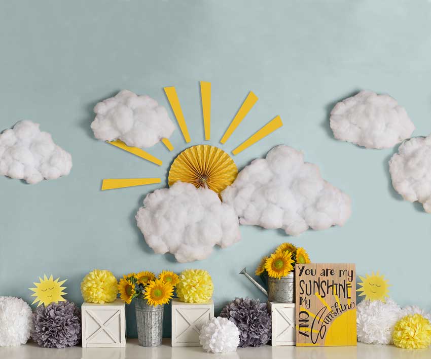 Kate Sunflower Sunshine Children Backdrop Designed By Mandy Ringe Photography - Kate Backdrop AU