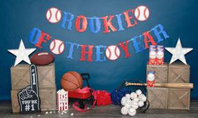 Kate Rookie of the Year Sports Backdrop Designed by Valerie Miranda - Kate Backdrop AU