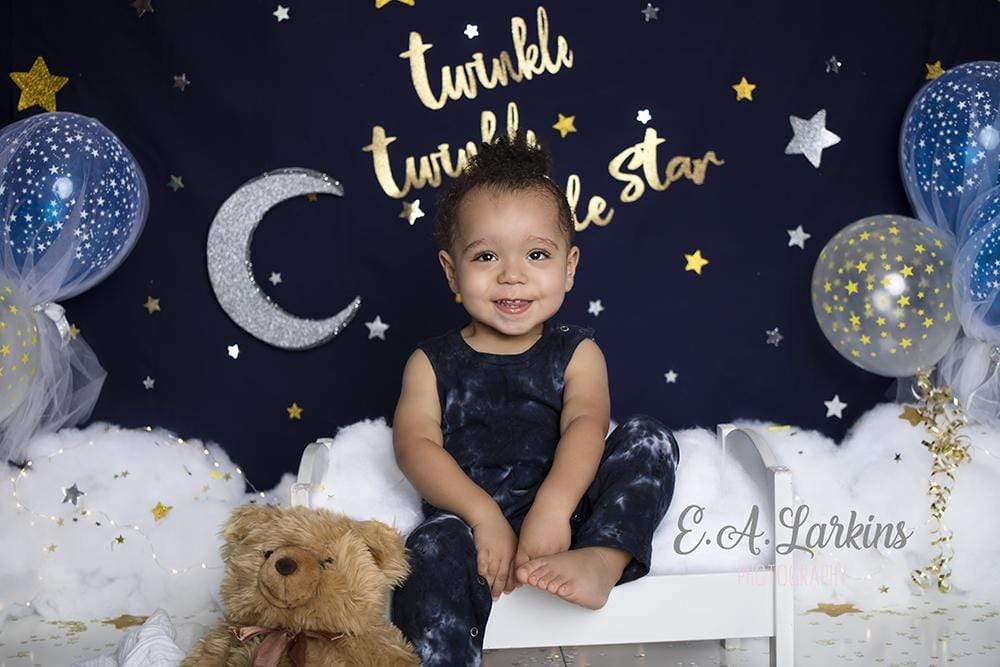 Kate Twinkle Stars with Balloons Backdrop AU for Photography Designed ...