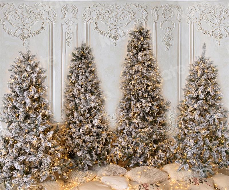 Kate Winter Backdrop Christmas Tree Indoor for Photography